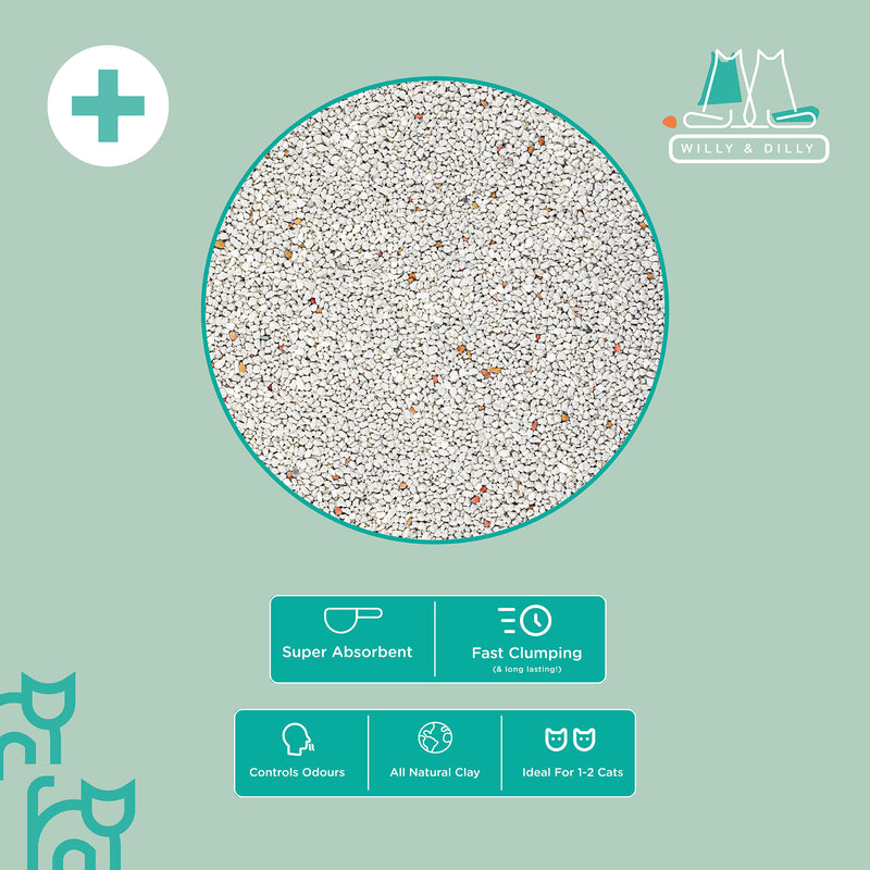 Willy & Dilly Health Check Clay Bentonite Cat Litter Details