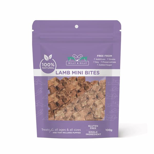 Natural Lamb Mini Bites - 100g